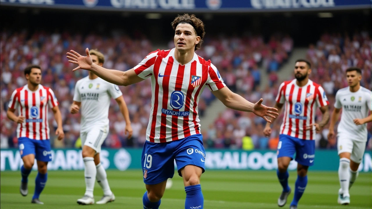 Julián Álvarez brilha e Atlético vence Real Madrid por 5 a 2 no Derby de Madrid